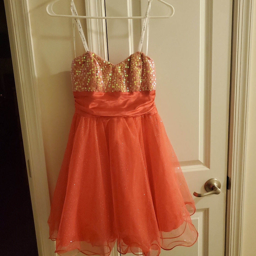 Coral Formal Dress Junior Size 5